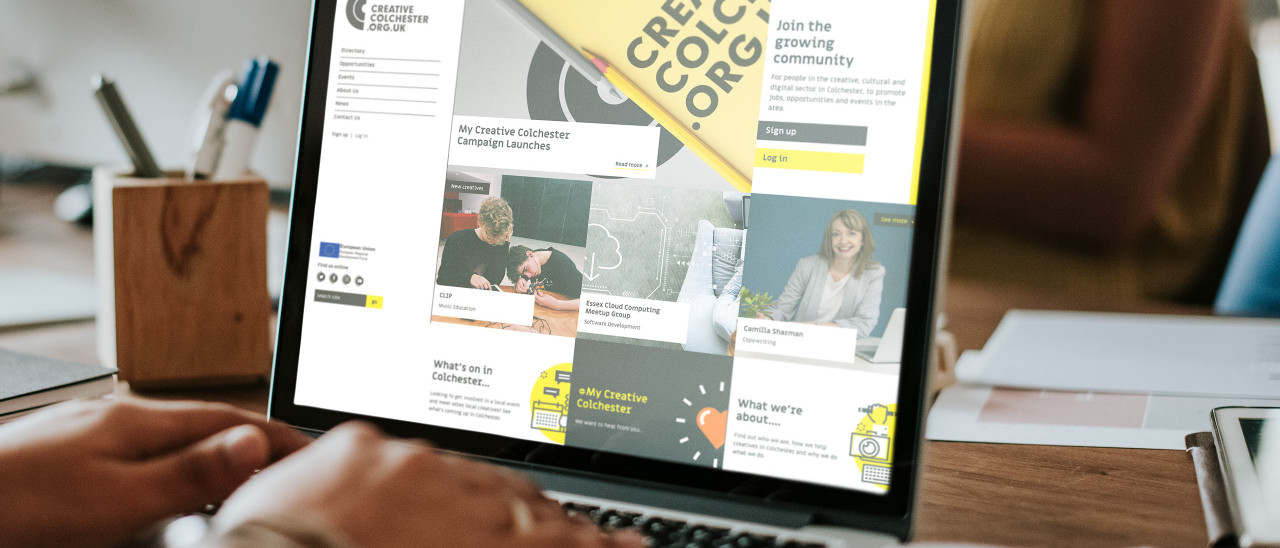 creative colchester website