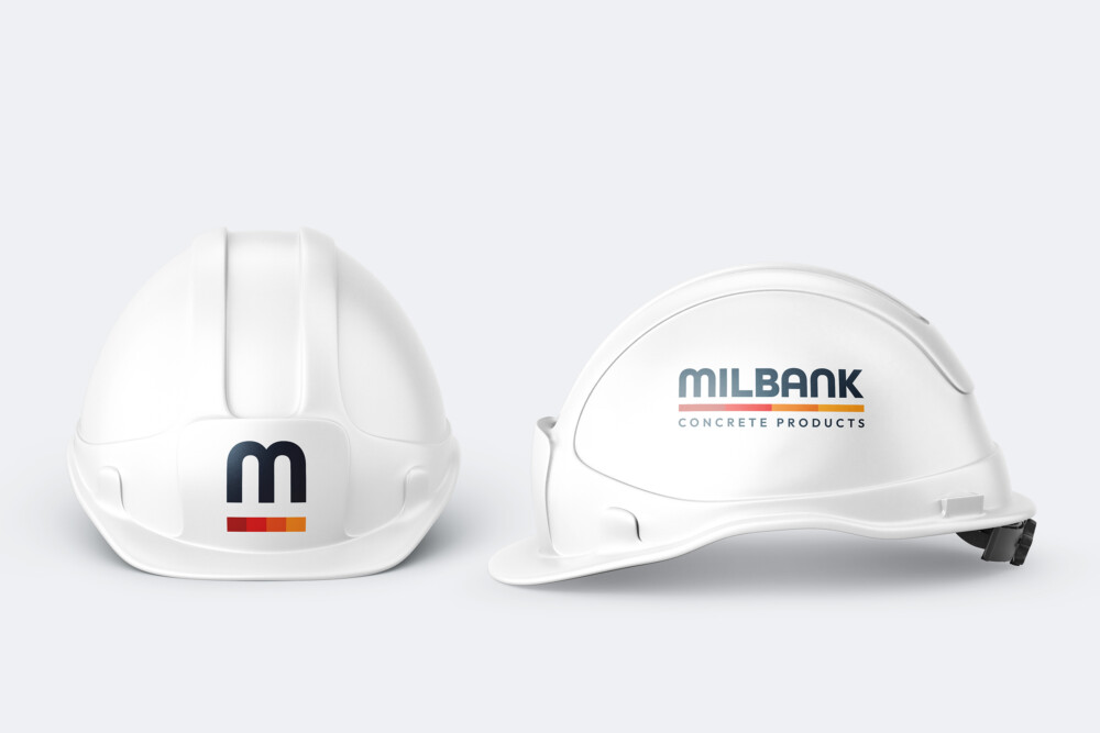Milbank brand refresh- helmet design