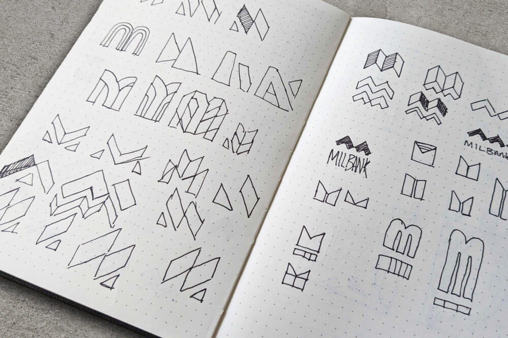 Milbank brand refresh- sketches