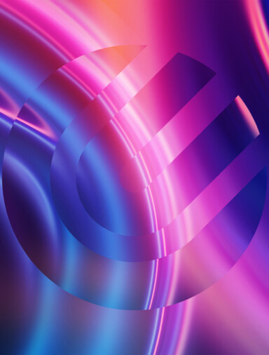 An abstract multi-coloured graphic