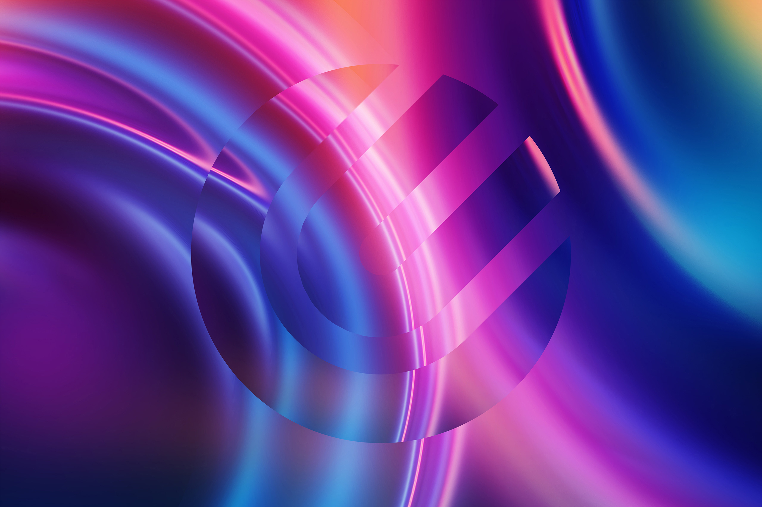 An abstract multi-coloured graphic