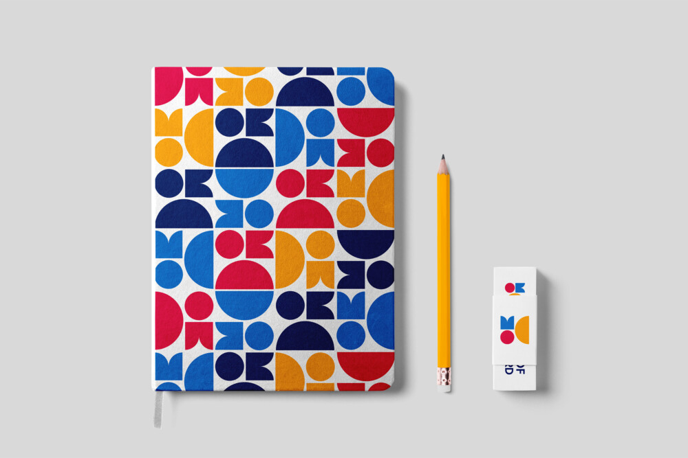 Museum of Chelmsford branded notebook and eraser