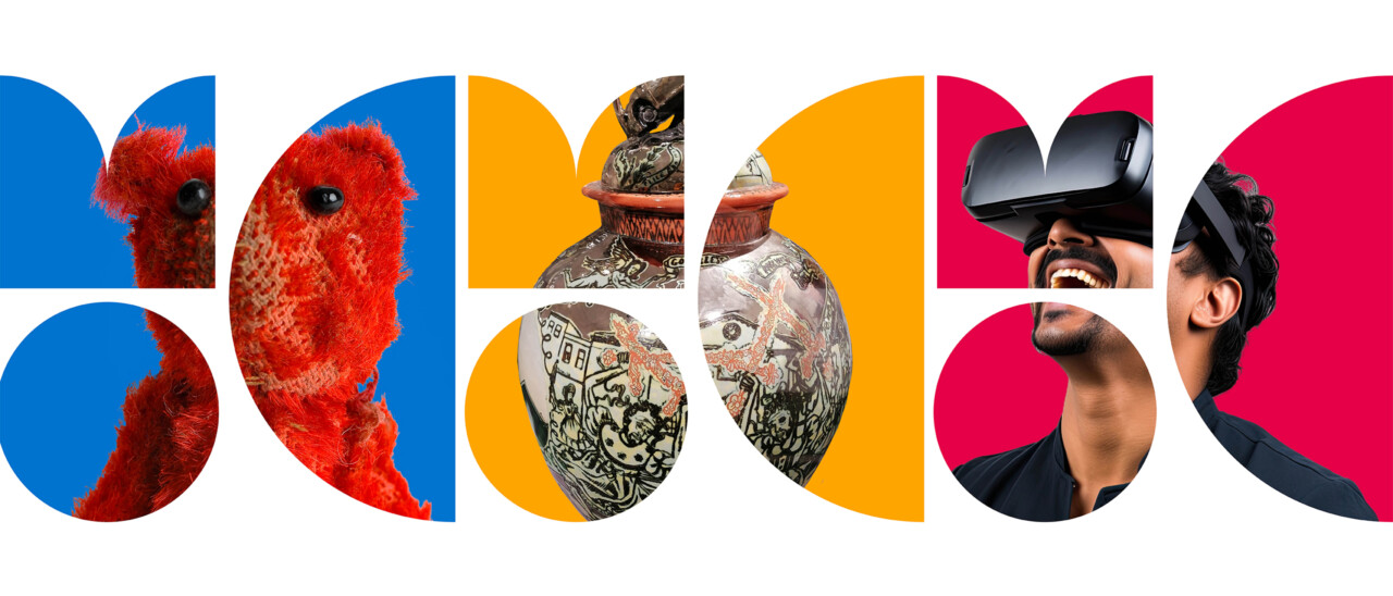 Museum of Chelmsford repeated brand mark with images masked v2