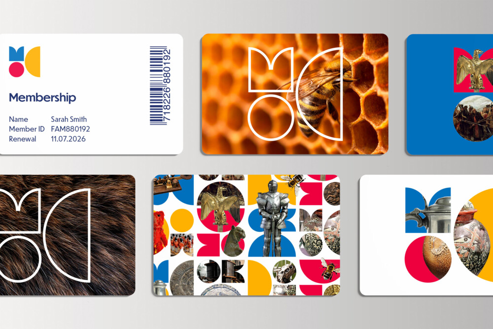Museum of Chelmsford membership card designs