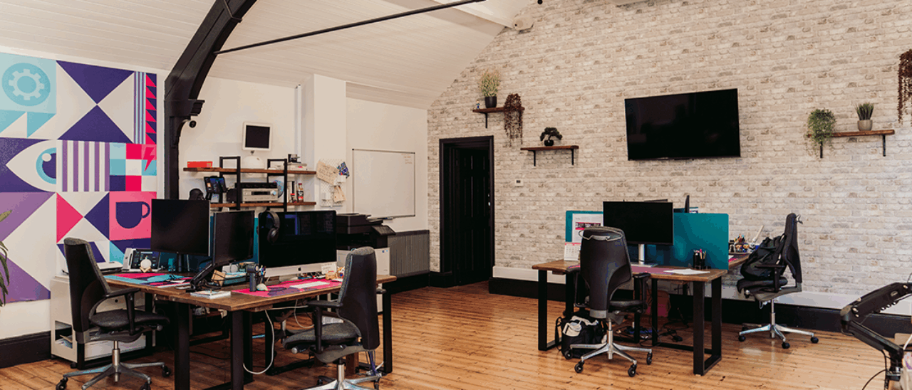 Wide photo of the This is Fever design studio in Colchester, Essex