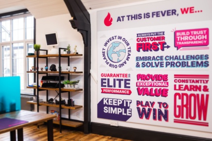 This is Fever studio in Colchester - design, events, branding, development