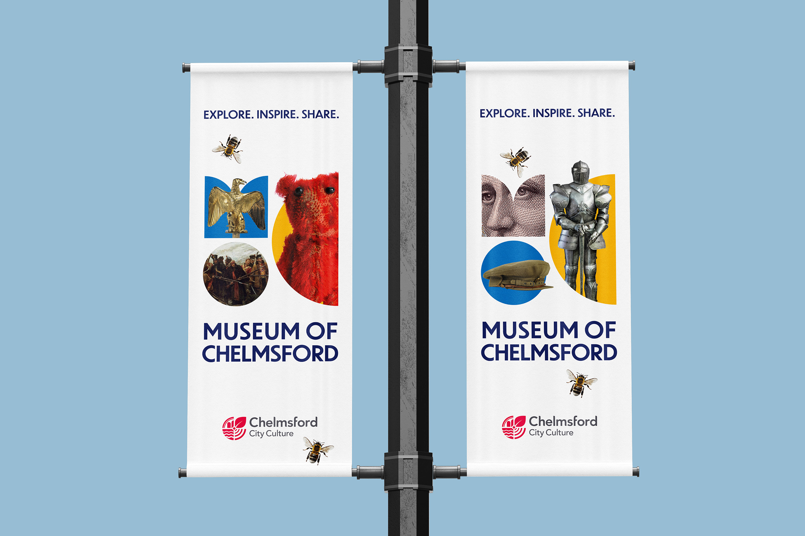 Museum of Chelmsford high street banner design