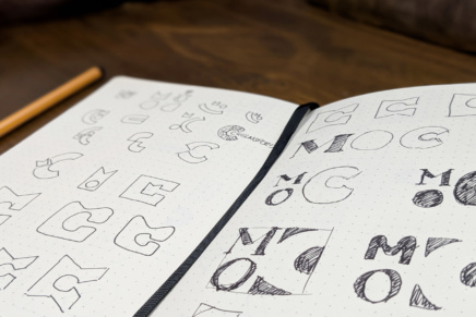 Museum of Chelmsford initial logo sketches