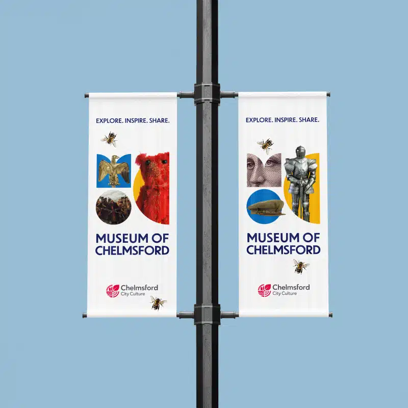 Banner mockuo for Museum of Chelmsford