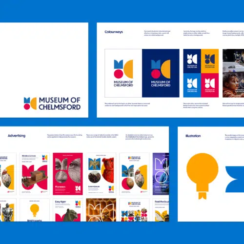 Brand guidelines for Museum of Chelmsford branding project